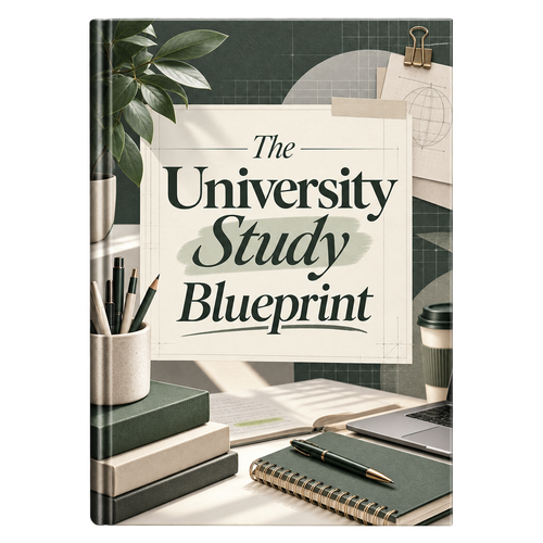 The University Study Blueprint ebook cover