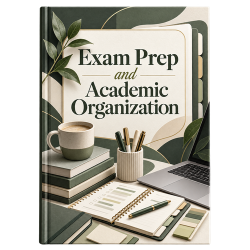 Exam Prep and Academic Organization ebook cover